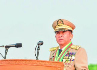 미얀마 군부, 정치 관여 축소할 것이다! 하지만 그 조건이… 민아웅흘라잉 총사령관