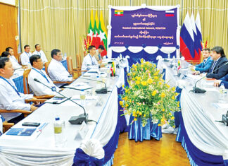 러시아, 미얀마 풍력발전소 계약 체결 미얀마 전력부, RosAtom International Network 회장 접견