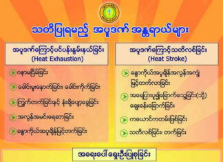 정전과 함께 하는 미얀마 폭염주의보 미얀마 폭염주의보