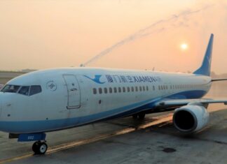 중국 샤먼항공 양곤직항편 재개 샤먼항공사