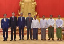 중국 외교부장관 미얀마 방문 중국 외교부장관 Qin Gang 미얀마 방문