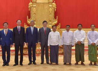 중국 외교부장관 미얀마 방문 중국 외교부장관 Qin Gang 미얀마 방문