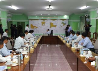 흘레구 타운십 Nyaung Hnitpin 농축산공단 허가 업체 전면 재검토 Nyaung Hnitpin 농축산공단을 방문한 민아웅흘라잉