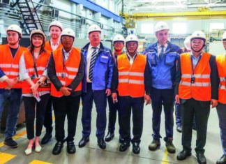 미얀마-러시아, 풍력발전소 사업 사전 타당성 조사 체결 Rosatom 원자력 사업체 Atomenergomash 공장 방문한 미얀마 전력부장관