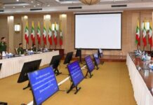 미얀마 평화회담팀, 미얀마 정전협정 서명한 소수민족무장단체 5곳과 회담 미얀마 평화회담팀, 5개 소수민족 무장단체와 회담