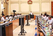 미얀마 제조업 활성화 회의 개최  미얀마 제조업활성화회의 참석한 민아웅흘라잉 위원장