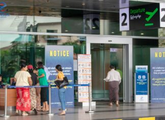 양곤 국제공항 방문시 출입증 발급 정책 도입 양곤 국제공항 방문객 출입증 발급