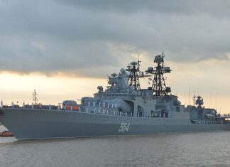 러시아 군함 양곤 띨라와항 도착 러시아 구축함 2척, 해상유조선 1척 미얀마 입항