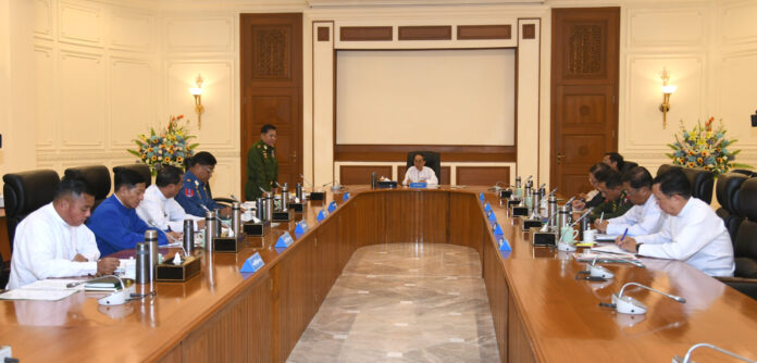 2023년 3차 미얀마 국방안보위원회 회의 개최