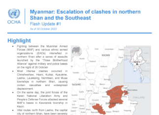 일부 교전 지역 금융 서비스 중단