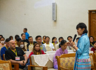 미얀마 봉제 수출업체 금융 정책 설명회