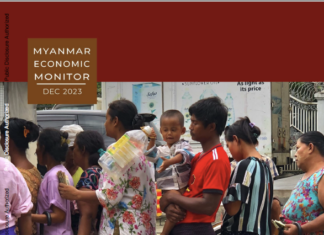 세계은행 미얀마지점, 미얀마 경제보고서 발표, 긍정적인 전망은 하나도 없는 암울한 보고서 2023년 12월 미얀마 경제보고서