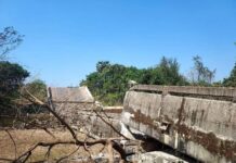 꺼인주, 차량 통행 제재, 태국 국경무역 도로구간 다리 폭파로 태국-미얀마 국경무역 불가 Kawkareik-Myawaddy 도로구간에 있는 Kok Nai 다리