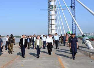 양곤지역 토지 개별공시지가 발표, 다리 완공으로 양곤 외곽 부동산 인기 NO.3 딸린다리 Gold Nut 설치식