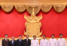 민아웅흘라잉 위원장, 아세안 미얀마 특사 접견, 소수민족무장단체 만남 신임 아세안 미얀마 특사 미얀마 방문