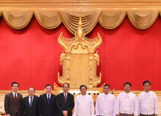 민아웅흘라잉 위원장, 아세안 미얀마 특사 접견, 소수민족무장단체 만남 신임 아세안 미얀마 특사 미얀마 방문