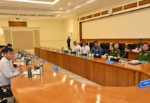 미얀마 국방안보위원회, 국가비상사태 6개월 추가 연장 2024년 1차 미얀마 국방안보위원회 회의