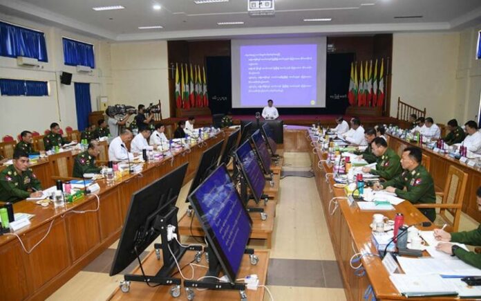 미얀마 징병중앙위원회 1차 조정회의