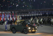 제79주년 미얀마 국군의날 행사 개최, 축소된 분위기속에 진행 제79주년 국군의날 행사