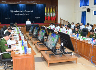 미얀마 징병중앙위원회 3차 조정회의 개최 징병중앙위원회