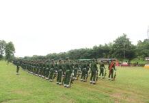 미얀마 국방부 1기 훈련생 수료식, 양곤지역 훈련생들 최전선 자대 배치 우려 미얀마 1기 훈련생 수료식