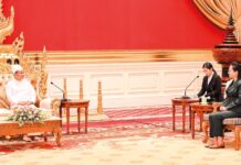 주미얀마 중국대사관 신임대사 신임장 수락