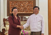 주미얀마 중국대사관 신임대사 회동