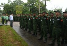 미얀마 국방부 8기 훈련생 인원 미달로 지연