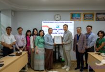 미얀마 한인봉제협회, 수해성금 전달