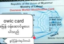 미얀마 여성 101명, 일본 취업 위해 해외 근로자 교육 및 신분증 신청 허가