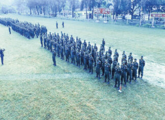 미얀마 국방부 8기 훈련생 입소식 개최