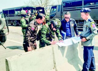 태국-미얀마 국경 온라인 사기단 도피자 1,595명 확인… 태국, 국경 경계 강화