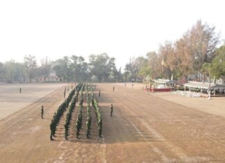 미얀마 국방부, 10기 훈련생 입소식 개최