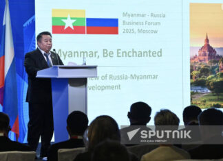 민아웅흘라잉 위원장 러시아 방문, 경제 협력 강화에 동행한 신흥 재벌들