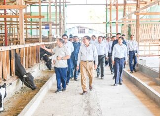 미얀마 민아웅흘라잉 위원장, 농축산 프로젝트 현장 점검