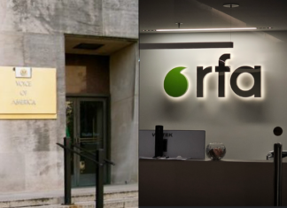 Radio Free Asia, 미얀마어판 중단