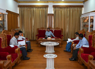 민아웅흘라잉 위원장, 빠른 지원과 재건 강조