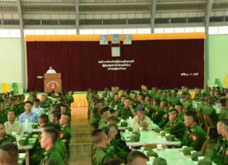 미얀마 국방부 제12기 훈련생 입소식 개최