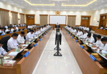 민아웅흘라잉 위원장, 강한 선거 의지 표명