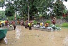 미얀마 꺼친 및 라카인 홍수 피해… 수만 명 대피 및 심각한 피해 발생