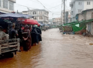 미얀마 동부 지역 홍수 및 산사태… 최소 11명 사망, 긴급 지원 절실