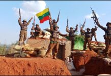 미얀마 국방부, Nawnghkio 타운십 복구 작업