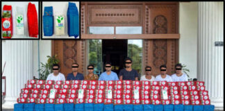 계속되는 도로 불심검문 속에 양곤서 대규모 마약 밀매 조직 검거