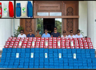 계속되는 도로 불심검문 속에 양곤서 대규모 마약 밀매 조직 검거