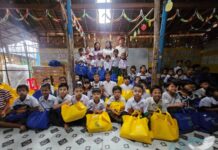 쉐삐따 타운십 빈민가에서 쌀과 라면, 교복까지…서호그룹, 대규모 CSR 나눔 행사 펼쳐