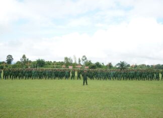 미얀마 국방부 제17기 훈련생 입소식 개최