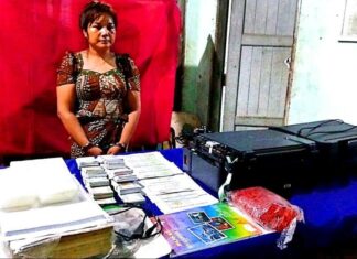 몬주 Ye 타운십에서 위조 지폐 제작·사용한 28세 여성 검거…위조 지폐 1,400만 짯 압수