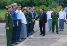 민아웅흘라잉 위원장, 러시아 재방문