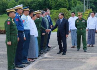 민아웅흘라잉 위원장, 러시아 재방문