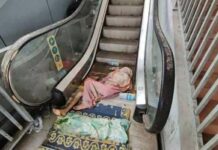 양곤 시내 육교에서 숨진 노숙자 남성